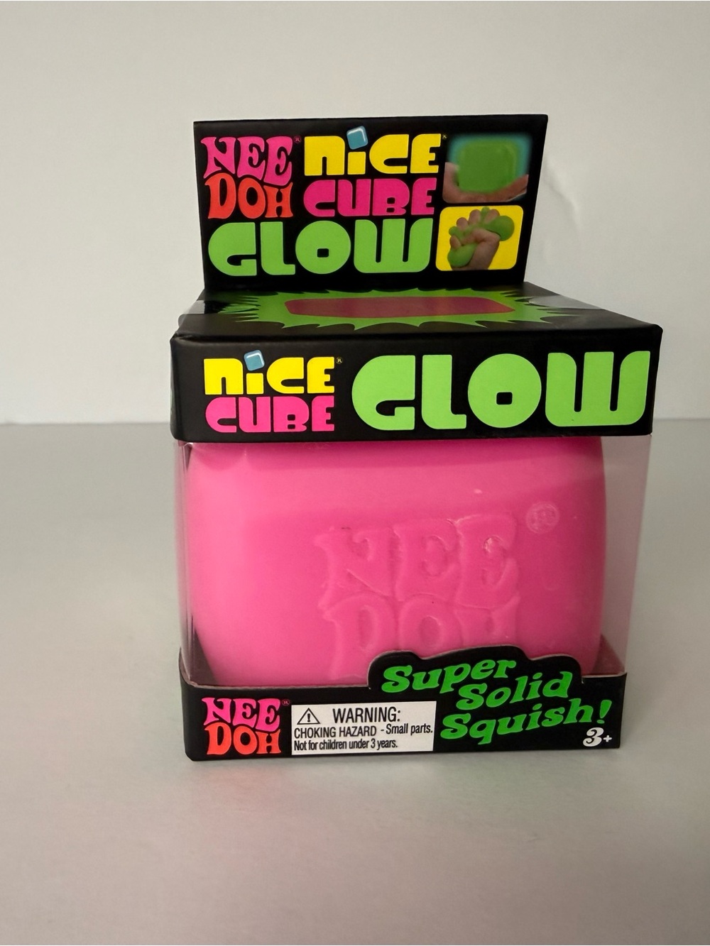 Needoh Nice Cube Glow -pink